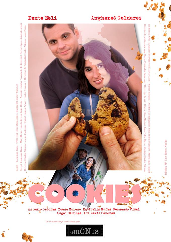 El cartel oficial de 'Cookies' es obra de la artista isleña Mª Luz Reyes Nuche.